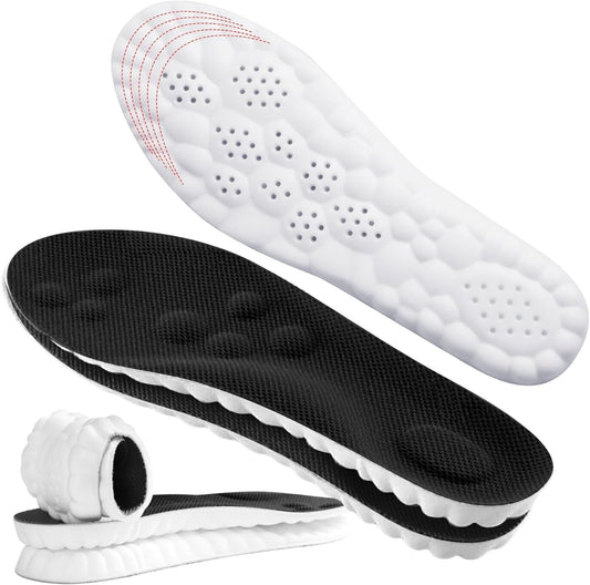 4D Cloud Insoles for Men and Women Super Soft Anti-Fatigue, Shock Absorption, Relieve Foot Pain