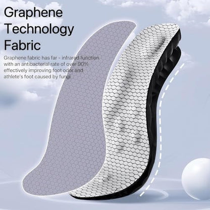 4D Cloud Insoles for Men and Women Super Soft Anti-Fatigue, Shock Absorption, Relieve Foot Pain