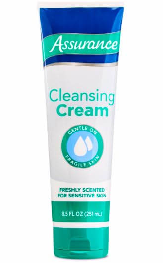 Assurance Cleansing Cream for Sensitive Skin, Gentle, Freshly Scented, 8.5 Fl Oz