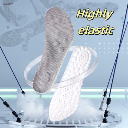 4D Cloud Insoles for Men and Women Super Soft Anti-Fatigue, Shock Absorption, Relieve Foot Pain