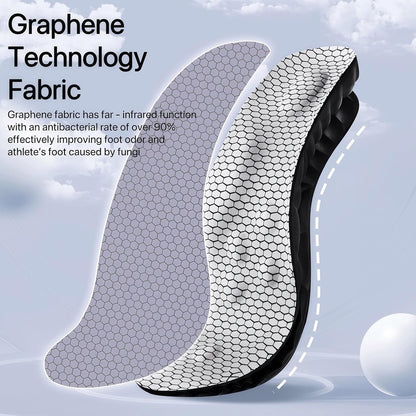 4D Cloud Insoles for Men and Women Super Soft Anti-Fatigue, Shock Absorption, Relieve Foot Pain