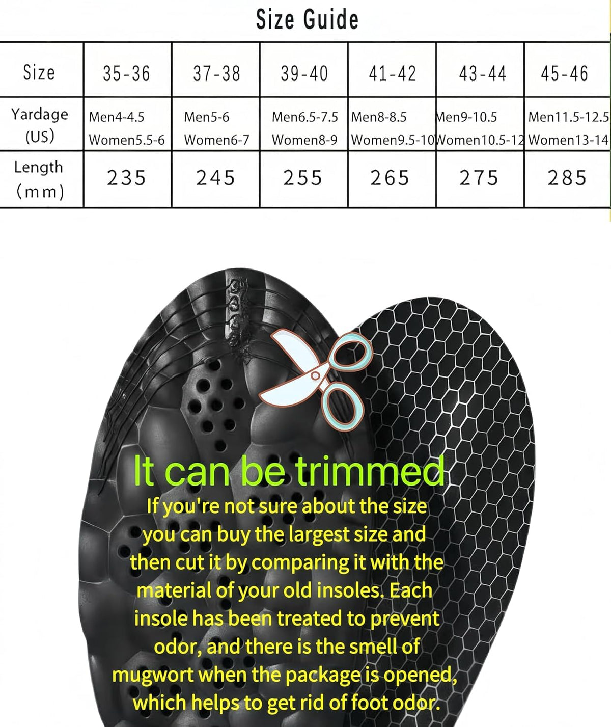 4D Cloud Insoles for Men and Women Super Soft Anti-Fatigue, Shock Absorption, Relieve Foot Pain